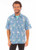 Farthest Point Men's Hawaiian Flamingo/Leaves Shirt