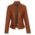 Vance Leathers'  Premium Lightweight Brown Fitted Leather Jacket