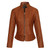 Vance Leathers'  Premium Lightweight Brown Fitted Leather Jacket