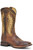 Stetson Oily Brown Airflow Shaft Cowboy Boots