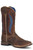 Stetson Waxy Brown Airflow Shaft Cowboy Boots