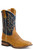 Stetson Obediah Tan/Blue Bullhide Western Boots