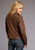 Stetson Women's Brown Leather Motorcycle Style Jacket