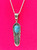 Sterling Silver Turquoise Feather Necklace P3285C75