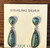 Turquoise Sterling Silver Dangle Earrings E1359-C84