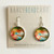 Nancy Reid Carr Abstract Design Drop Earrings