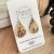 Jewelry By Jen Cream Wildwood Teardrop Earrings/Jen33E Jewelry By Jen Cream Wildwood Teardrop Earrings/Jen33E