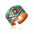 Copper Arts Copper Native American Inspired Ring/RC121 Copper Arts Copper Native American Inspired Ring/RC121