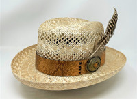 Bailey Shade Sisal Straw Center  Dent Hat