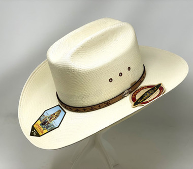 AzTex Rancher with Wide Brim: Brown, 7 3/4