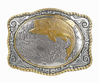 Crumrine Vintage Bass Fish Belt Buckle