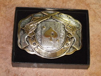 Crumrine Peacemaker Engravable Western Belt Buckle