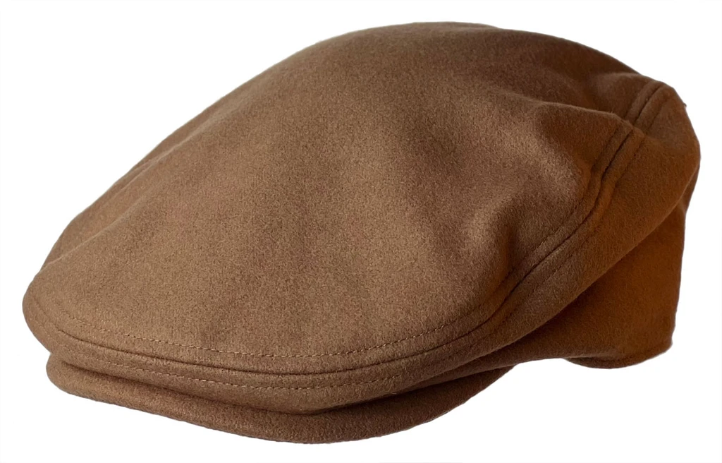Flat Cap Tan Front Quarter View