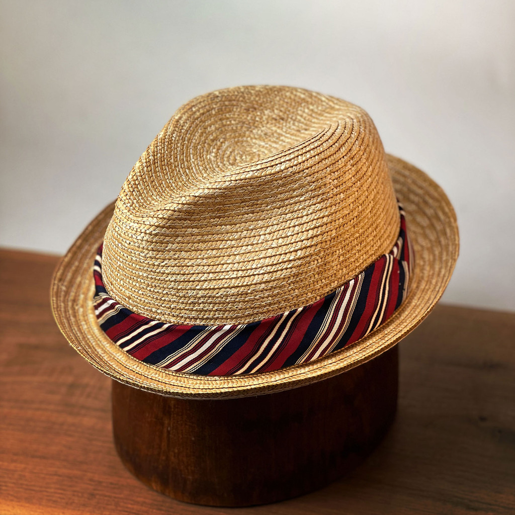 Fremont Wheat Straw Fedora Front Quarter View