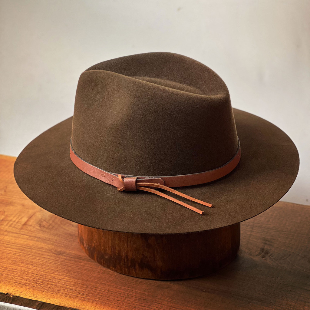 Sepia Presidio Fedora Side View