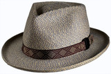 Slouch Fedora Denim Front Quarter View Slouch Fedora Denim Front Quarter View