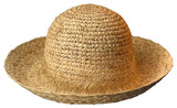 Crochet Breton Raffia Natural Color Front View