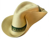 Joe Fedora Bass Band Taco Folded View--Joe Fedoras can be folded in half and packed, retaining their shape when unpacked.