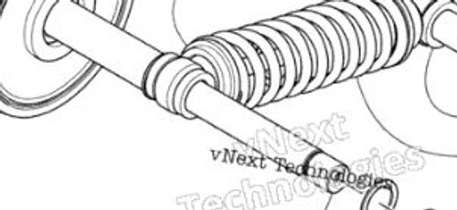 Axle, Cross Brace .785x10.835