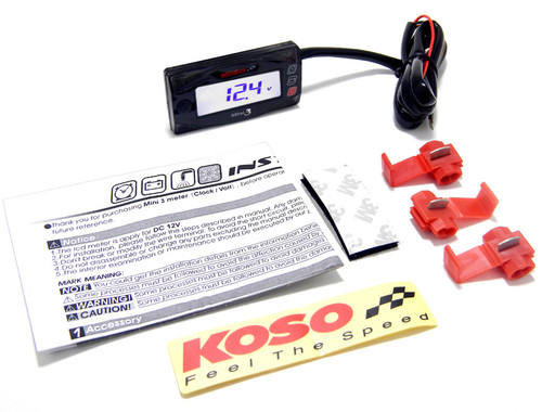 KOSO MINI 3 CLOCK & VOLT MINI