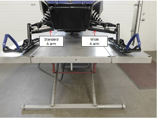 NEW ADJUSTABLE WIDE A ARM KIT YAMAHA SNOSCOOT ARCTIC CAT ZR200