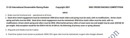 18g Stock Replacement Rollers for ZR 200/ Snoscoot/ MXZ 200 ISOC & ISR LEGAL (SEE DESCRIPTION)