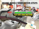 Step one to fabrication of Moose Riser kit. You will need to cut the handle off.