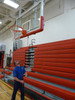 In-Stock Tall Gymnasium Rectangular Backboard Height Adjustment System