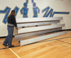 15'    4 Tier Indoor All Aluminum Easy Store™  Bleacher