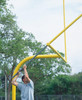 5 9/16"  White High School Football Goalposts