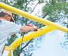 5 9/16" Safety Yellow Collegiate Football Goalposts