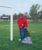 No-Tip 24' x 8' Competition 4"  Round Portable Aluminum Soccer Goals