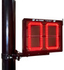 Shot Clock Bracket - 6" Diameter Backstop Drop Mount