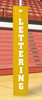 Volleyball Post Padding w/4 sided Lettering