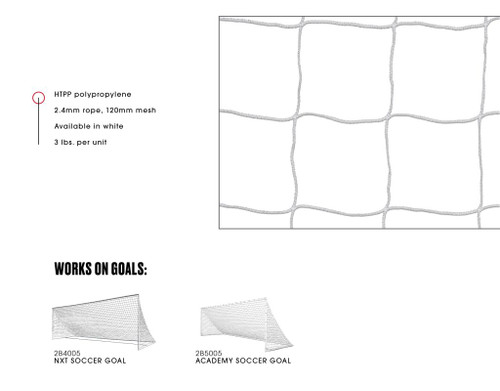 7H X 21W X 0D X 7B, 120MM MESH, 2.4MM SOLID BRAID KNOTLESS 7H X 21W X 0D X 7B, 120MM MESH, 2.4MM SOLID BRAID KNOTLESS