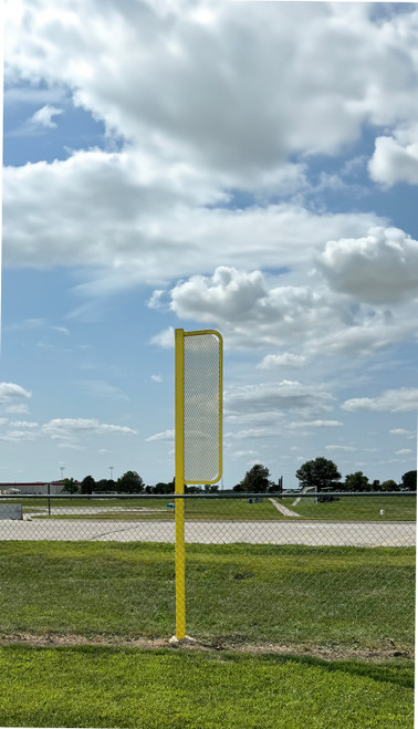 12’ Direct Bury Aluminum Foul Poles (pr)