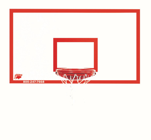 42" x 72" Rectangular Steel Backboard