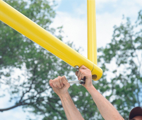 5 9/16" x 8' Safety Yellow High School Football Goalposts