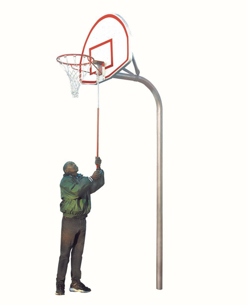 3 1/2" Tough Duty Removable Playground Basketball System