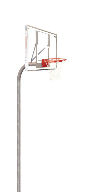 4 1/2" Heavy Duty Glass Rectangle Playground Basketball System