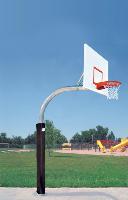 5 9/16" x 8' Mega Duty Steel Rectangle Playground Basketball System