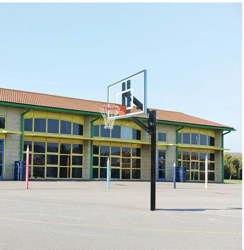 ZipCrank™ 4" Outdoor System w/ 36" x 54" Unbreakable Polycarbonate Backboard