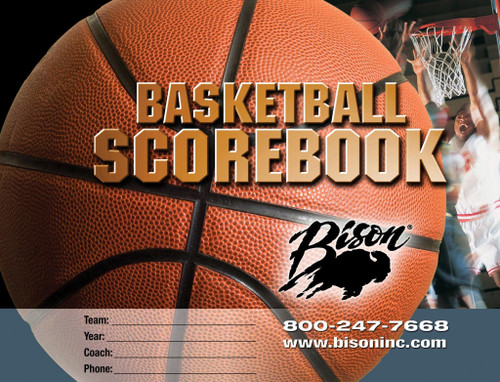 Bison Basketball Team Scorebook.
