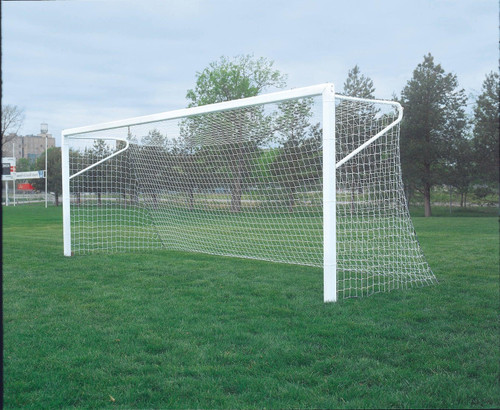 9' x 4.5' Aluminum Permanent/Semi-permanent In-Ground Soccer Goals