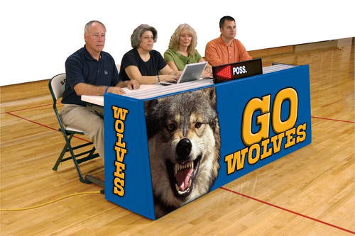 12' Sport Pride Graphic Convertible Scorers Table.