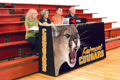 12' Sport Pride Graphic Convertible Scorers Table.