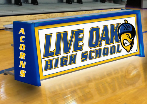 8' Sport Pride LED Illuminated Scorers Table