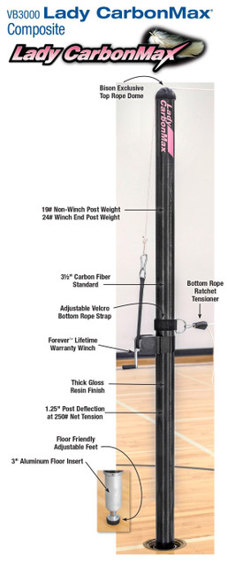 Lady CarbonMax Standards with Winch Only