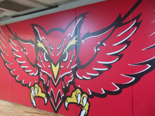 Firewall 2" Neoprene, Graphic, Velcro Mount, Wood Backed Wall Padding