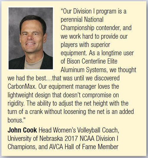 CarbonMax Volleyball System w/o Sockets